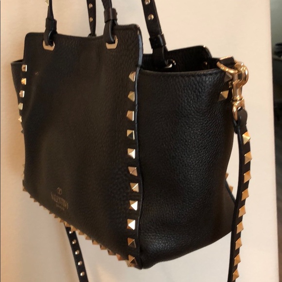 VANLENTINO GARAVANI CALFSKIN LEATHER ROCKSTUD BAG - Picture 13 of 13